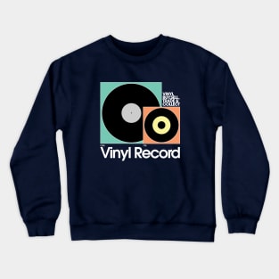 Vinyl Record Crewneck Sweatshirt